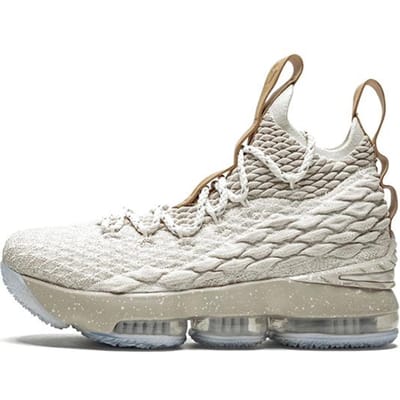 Nike LeBron 15 Ghost GS 922811-200 38.5 white