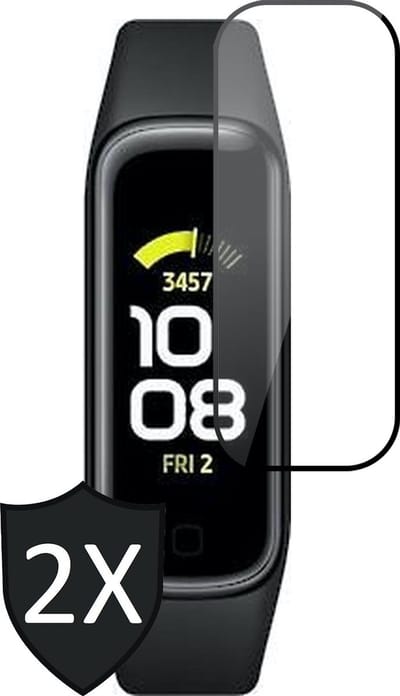 Screenprotector geschikt voor Samsung Galaxy Fit 2 - Full Screen Protector - 2 Stuks