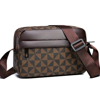 Livano Schoudertas - Dames - Heren - Crossbodytassen - Slingbag - Bag - Nektas - Nektasje - Messenger - Crossbody - Bruin