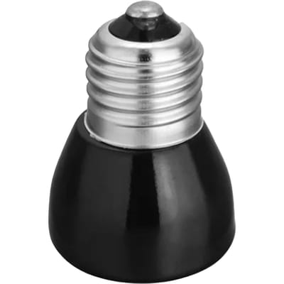 Ampoule émettrice de chaleur en céramique Lampe chauffante infrarouge professionnelle pour reptiles pour tortues, serpents, poulets 110 ?120V gray
