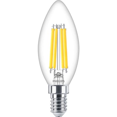 Philips - MASTER Value LEDcandle E14 Filament Helder 3.4W 470lm - 927 | Beste Kleurweergave - Dimbaar – Vervangt 40W