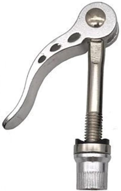Zadelpenklem - Zadelklem Quick Release - Fiets Zadel Verstellen - Snelsluiting Hefboommechanisme - M8x40-120 mm - Zilver Zwart