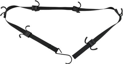 Hockey Droogrek - Sportuitrusting Organizer - Apparatuur Beheren - 12 Stevige Haken - 65.75 Inch - Zwart