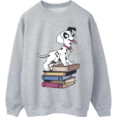 Disney Dames/Dames 101 Dalmatiërs Boeken Sweatshirt (Sportgrijs)