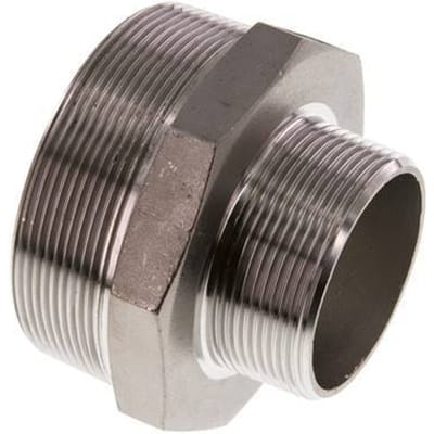 R 3'' x R 2'' RVS Borstnippel 16 Bar - FL2S-M-SH-300R-200R