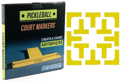 Merco - Court Marker Kit - pickleball - veld - lijnen - Geel