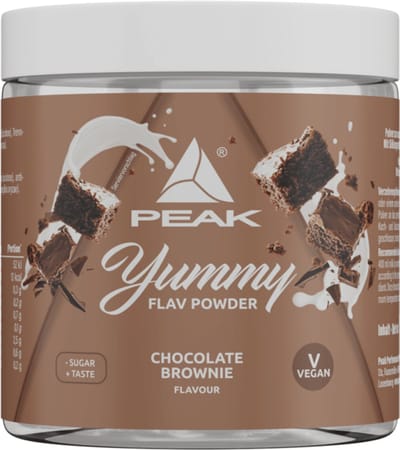 Peak Yummy Flav Powder (100g) Chocolate Brownie - Functionele voeding - Smaakstoffen/zoetstoffen