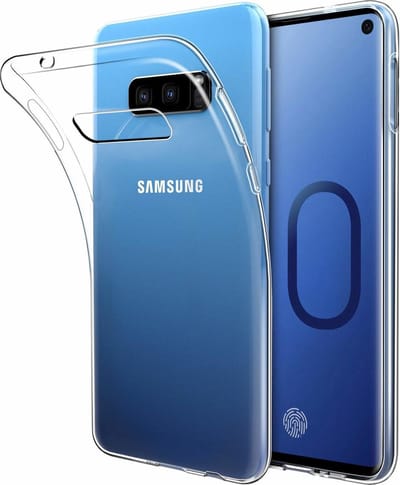 Hoesje geschikt voor Samsung Galaxy S10e (lite) Silicone Hoesje - Soft TPU Back Cover - Transparant
