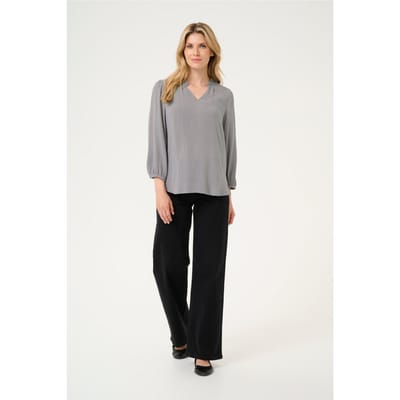Blouse met lange mouwen Regular fit Steeple Gray grey