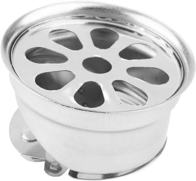 Afvoerplug - Douchegoot Inzet - Keuken en Badkamer - Roestvrij Staal - 2.5 inch - Zilver