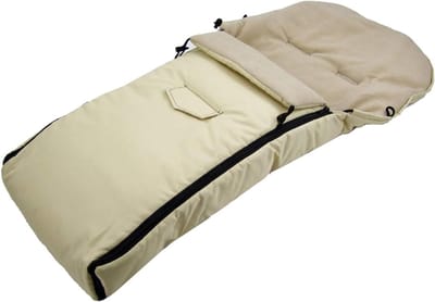 Wintervoetenzak - Baby deken - Warmte buiten - Waterafstotend materiaal - 108 cm - Beige