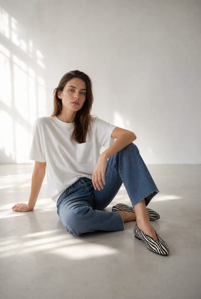 Zoe basic t-shirt | White - White / S