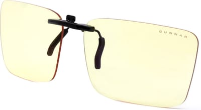 GUNNAR - Clip On Gaming Bril - Computerbril - Blauw Licht Bril - Blue Light Glasses 0.2 Sterkte Amber