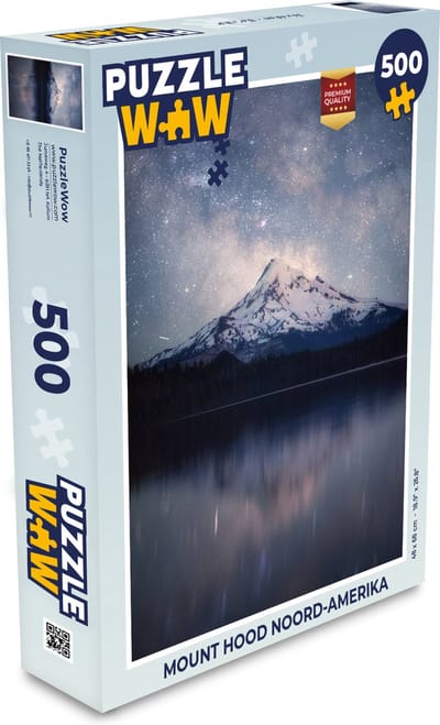 Puzzel Mount Hood Noord-Amerika - Legpuzzel - Puzzel 500 stukjes