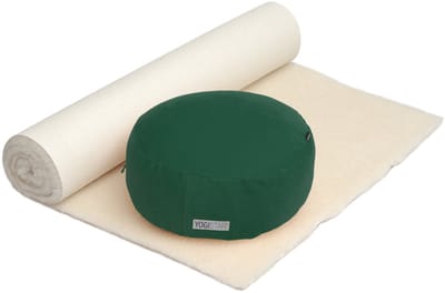 Yoga-Set Comfort Edition - Meditation natur 75 x 180 cm
