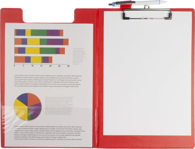 Seco klembord - A4+ - met klep - rood