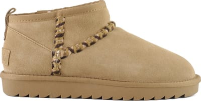 Colors of California Boots – Suede EnkelLaarzen - Cognac - Maat 38