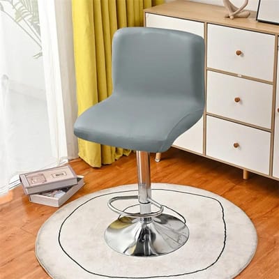 PU Leer Barkruk Stoelhoes Stretch Bureaustoel Slipcovers Elastisch Waterdicht Korte Rug Stoelhoezen Eetkamer Keuken