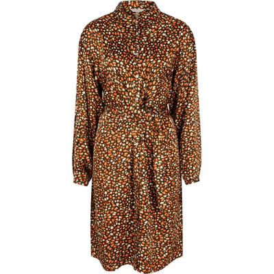 EsQualo Dress Wild Skins Print Maat: 34 | Blousejurken Outlet | Dames | Zwart