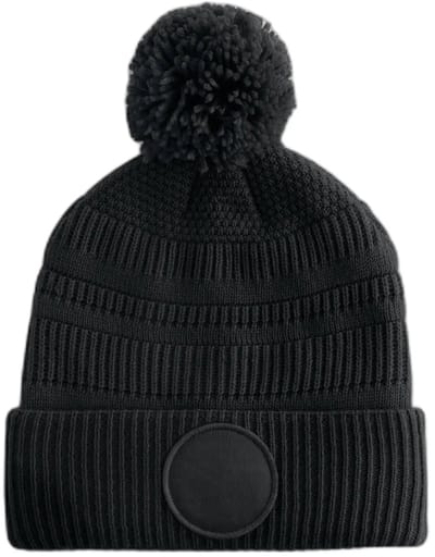 Fan Patch Beanie - Black - One Size