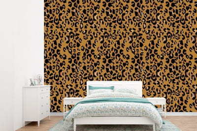 Behang - Fotobehang Panterprint - Luxe - Patronen - Breedte 360 cm x hoogte 260 cm
