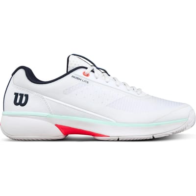 Wilson Rush Lite 5 Tennisschoenen Heren-wit, turkoois