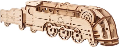 UGEARS Houten 3D Model - Mini Locomotief