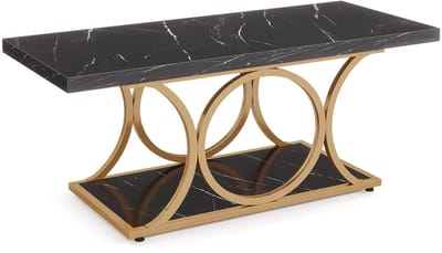 Luxe Salontafel Rovya - Rechthoekig - Modern - Voor woonkamer - Bijzettafel - 120cm - Bruin
