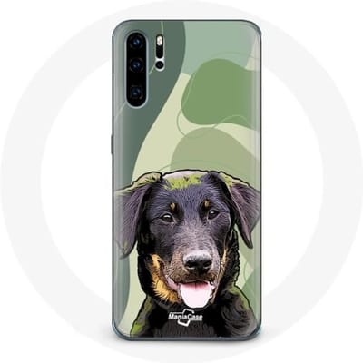 Coque pour Huawei P30 - Huawei - Beauceron - Souple - Noir - Mixte noir