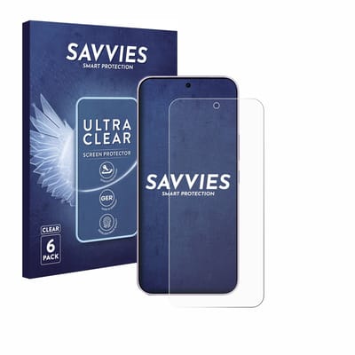 Savvies - Screenprotector voor Vivo V70 FE - Folie Beschermfolie transparant 6 Stuks