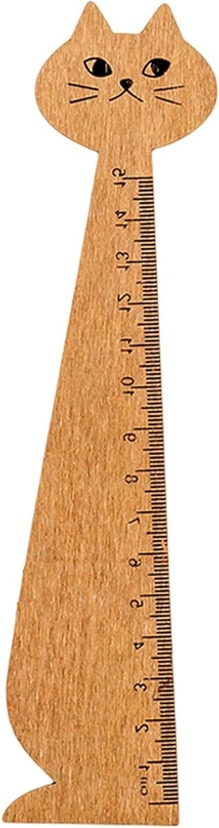 Tekenliniaal Hout - Meetlat Tekenen - Precisie Meten - Duurzaam Materiaal - 195 cm - Geel