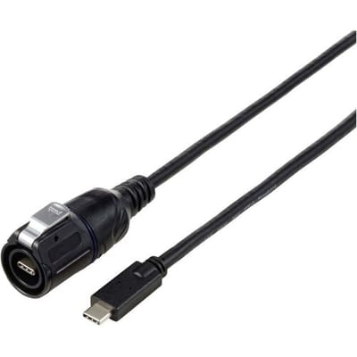 TRU COMPONENTS TC-12770464 USB-C-adapter inclusief 1 m kabel 1 stuk(s)