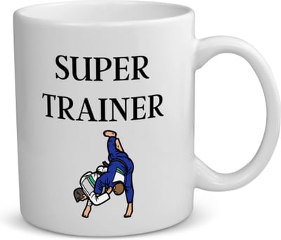 Akyol - super trainer koffiemok - theemok - Sport - coach - judo - trainer - geschenk - verjaardag - love gift - 350 ML inhoud