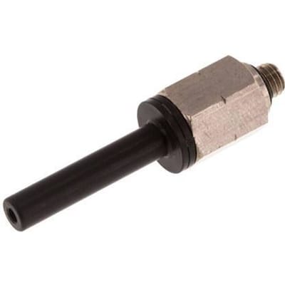 3/16'' x UNF 10-32 insteekfitting Messing/PBT NBR [2 Stuks]