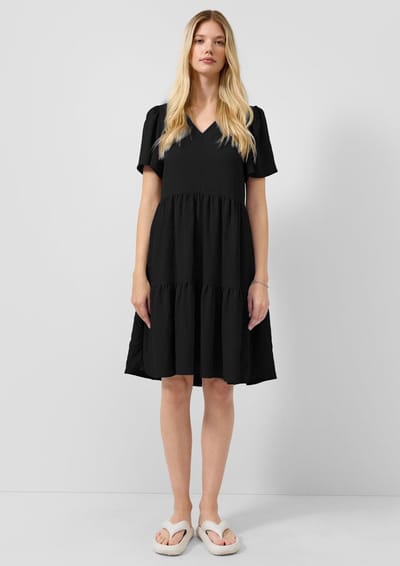 s.Oliver -qs Dresses Black Size: 34 | Mini Dresses Outlet | Dames | Zwart