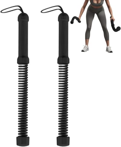Fitness Touwen - Krachttraining Touw - Lichaamsvorming Kracht - Dynamische Training - 2 Delig - Zwart