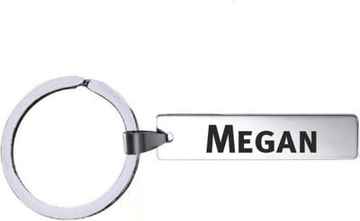 Sleutelhanger Met Naam - Megan - RVS