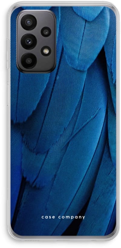 Hoesje geschikt voor Samsung Galaxy A23 hoesje - Pauw - Soft Cover Telefoonhoesje - Bescherming aan alle Kanten en Schermrand