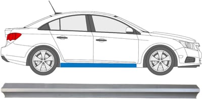 Reparatie dorpel onderste deel voor Chevrolet Cruze 2009-2014 / Rechts