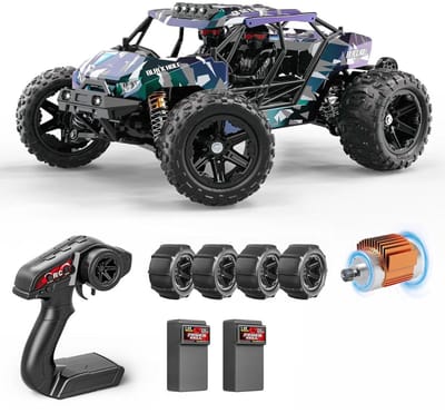 DailySupplies® RC Auto Volwassenen - Bestuurbare Auto voor Buiten - Offroad - Zwart