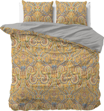 Sleeptime Emeline Dekbedovertrek - Tweepersoons - 200X200/220 + 2 x kussenslopen 60x70 - Goud