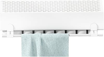 Radiator Luchtbevochtiger - Verdamper voor Verwarming - Droge Lucht Bestrijden - Geruisloze Verdamping - 80 cm - Zilver
