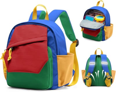 Kinder rugzak 8-10L met borstkoord - Personaliseerbaar voor kinderopvang en uitstapjes 2-5 jaar