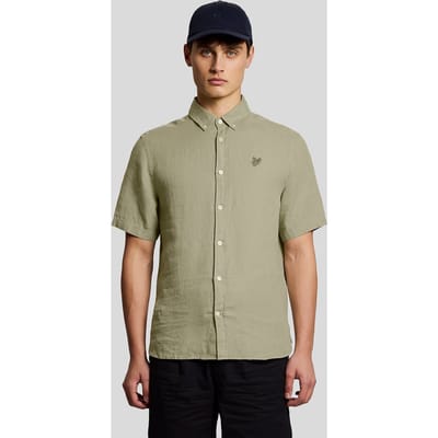 Korte Mouwen Linnen Shirt