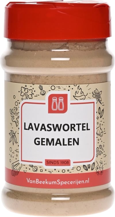 Van Beekum Specerijen - Lavaswortel Gemalen - Strooibus 130 Gram