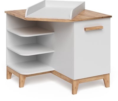Vitalispa Malia Verschoontafel – 85 x 85.2 cm met deur Wit/Kunstnijverheid