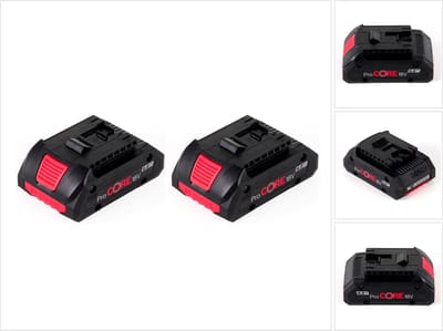 Bosch accu-starterset 18 V met 2x ProCORE18V 4,0 Ah accupack ( 1600A016GB )