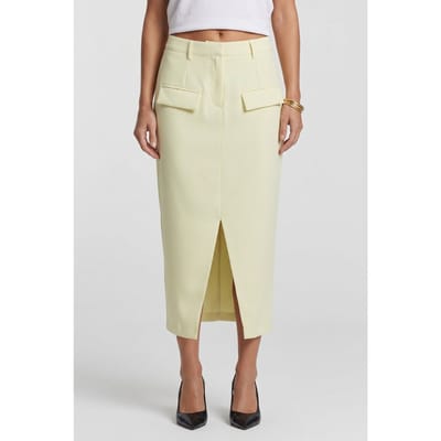 Odd Muse Midi Skirt Lime Cream Größe: XXS | Midiröcke Outlet | Damen | Grün