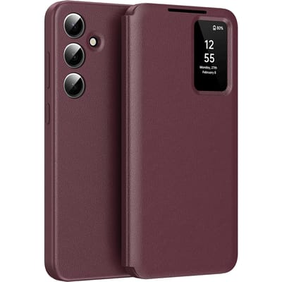 CaseBody Samsung Galaxy A56 Smart Cover Rood