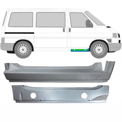 Binnen + buiten reparatiepaneel voor dorpel voor Volkswagen Transporter T4 90-03